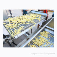 Automatic gas frozen french fries production line